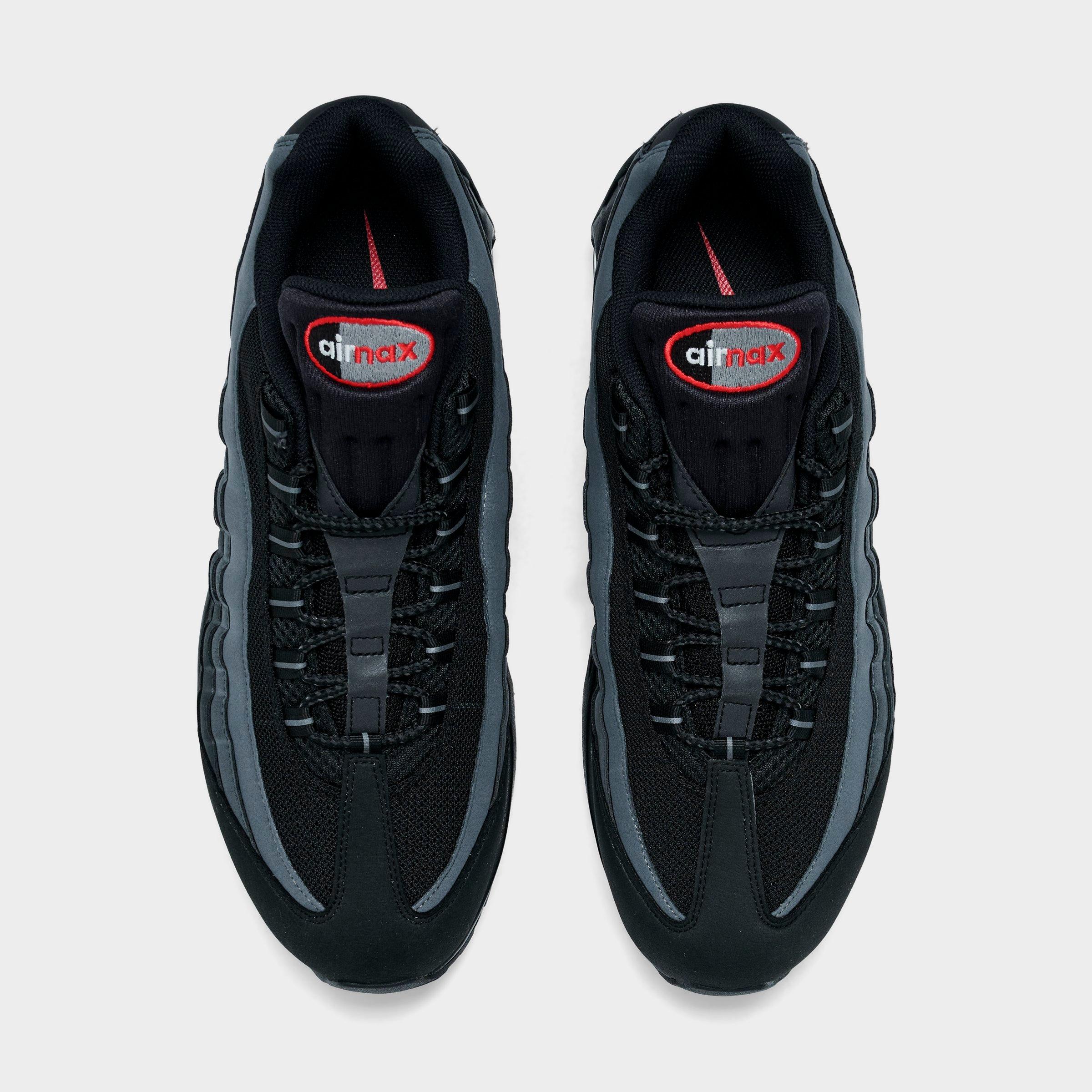 Men's Nithtke Air Max 95 Big Bubble Scorpion Casual Shoes - Part 3 - Black/Anthracite/Dark Smoke Grey/Black - Top view
