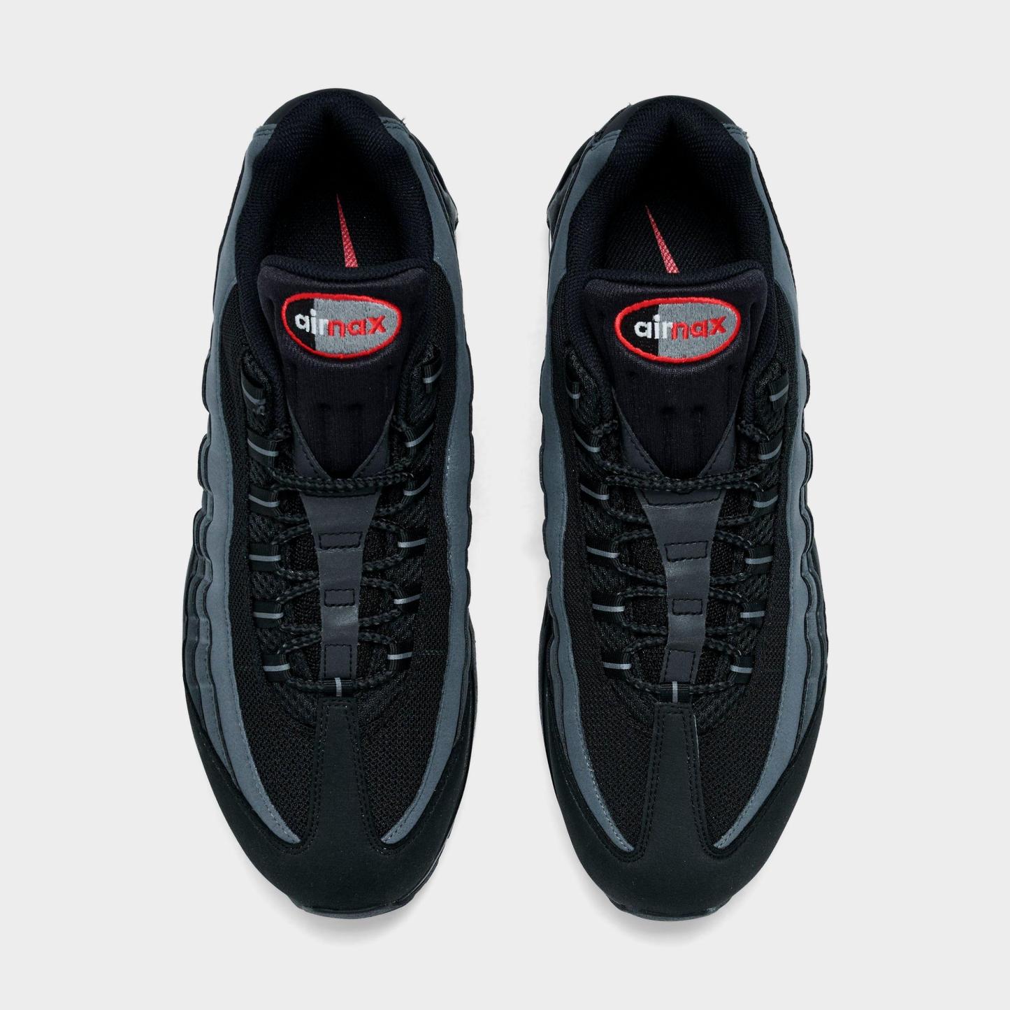 Men's Nithtke Air Max 95 Big Bubble Scorpion Casual Shoes - Part 3 - Black/Anthracite/Dark Smoke Grey/Black - Top view