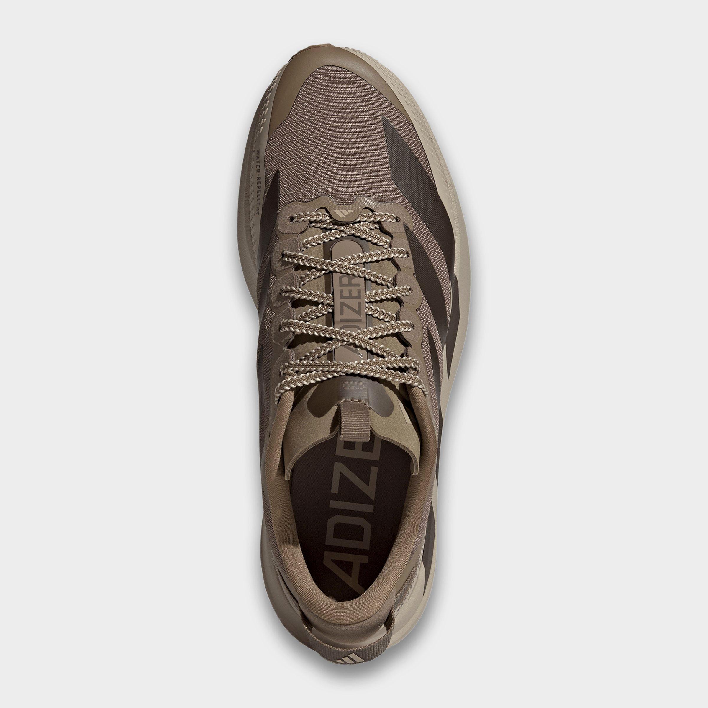 Men's adidas Adizero EVO SL ATR Running Shoes - Khaki/Shadow Olive/Khaki - Top view