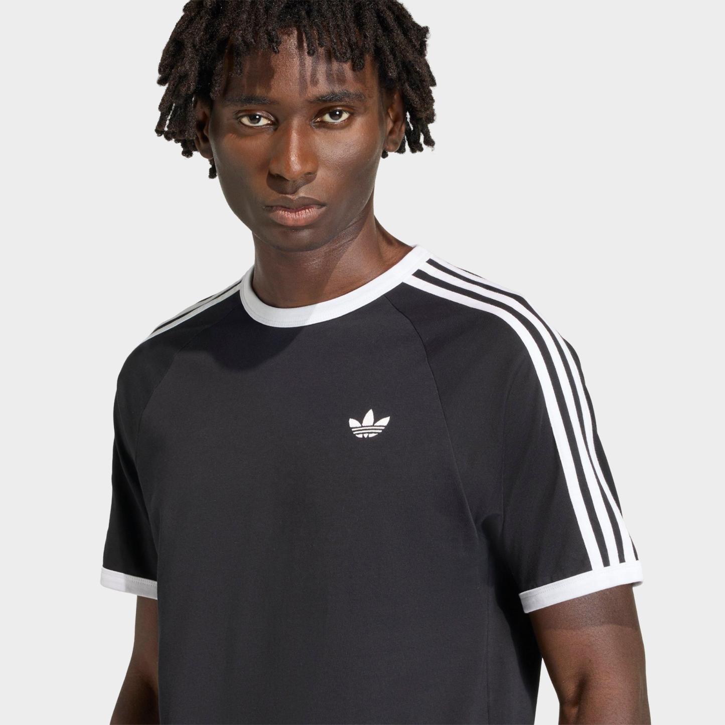 Men's adidas Originals adicolor 3-Stripes T-Shirt - Black