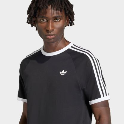 Men's adidas Originals adicolor 3-Stripes T-Shirt - Black