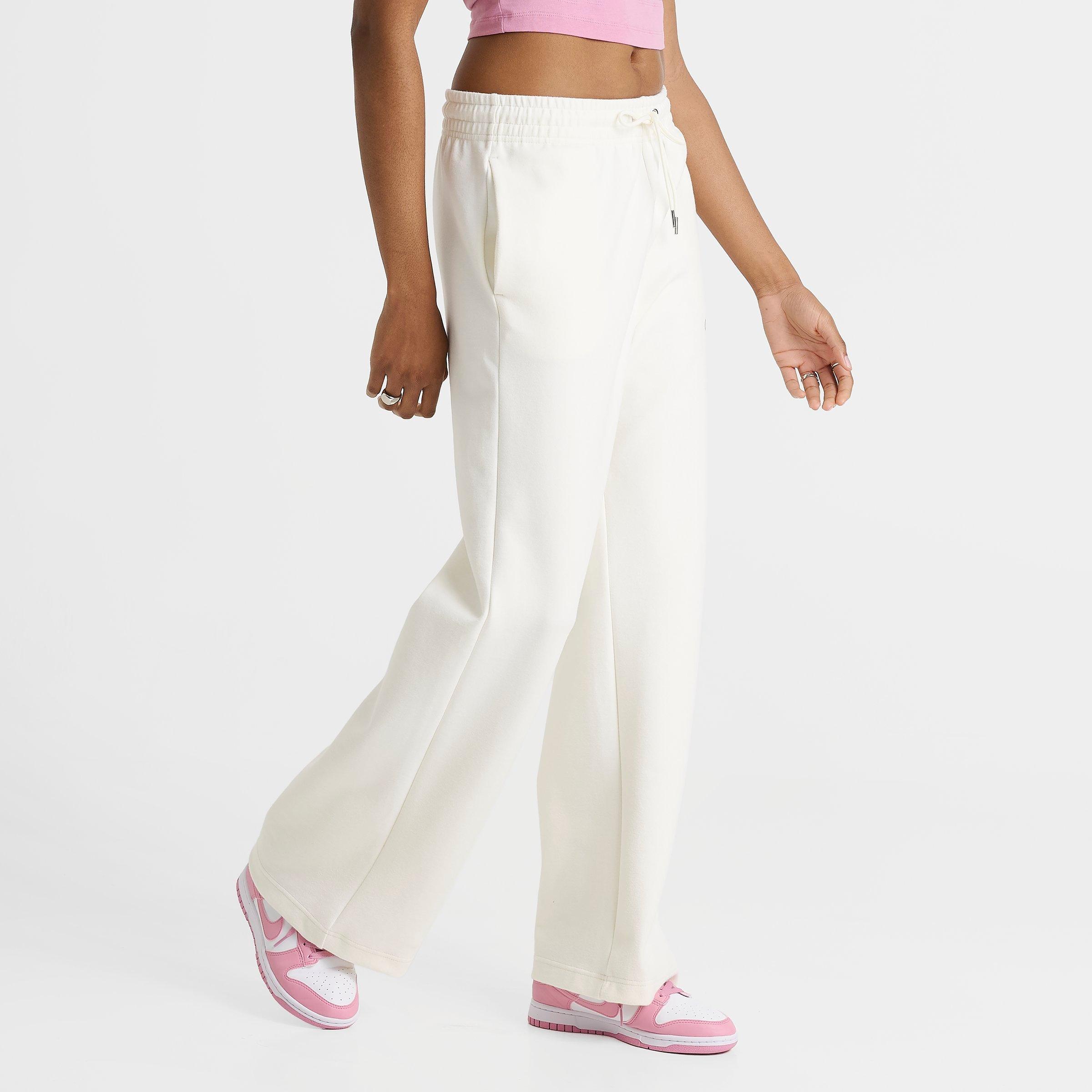 Women's Nithtke Sportswear Phoenix Fleece High-Waisted Wide-Leg Jogger Pants - Sail