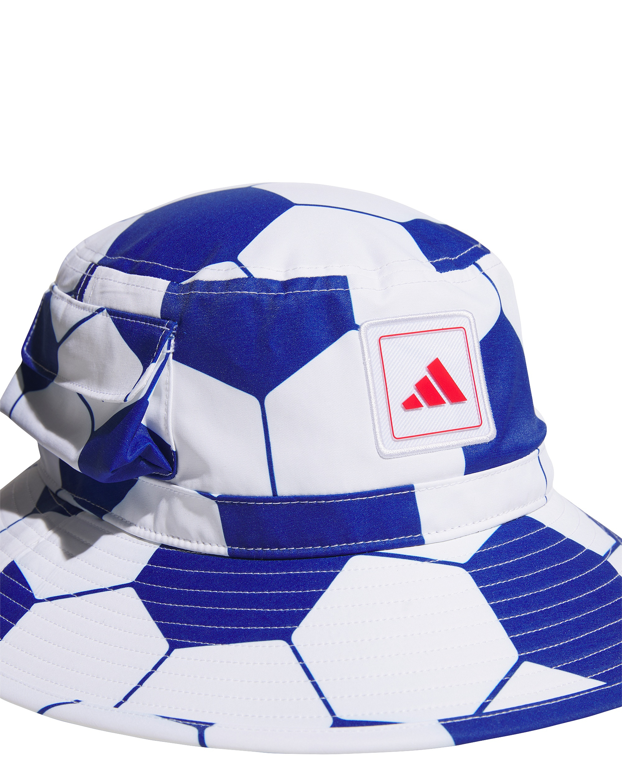 adidas Men's Soccer Ball Boonie Hat - Royal/White