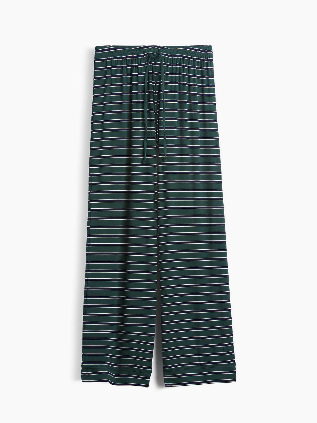 SoftMade Modal PJ Pants - Blue & green stripe