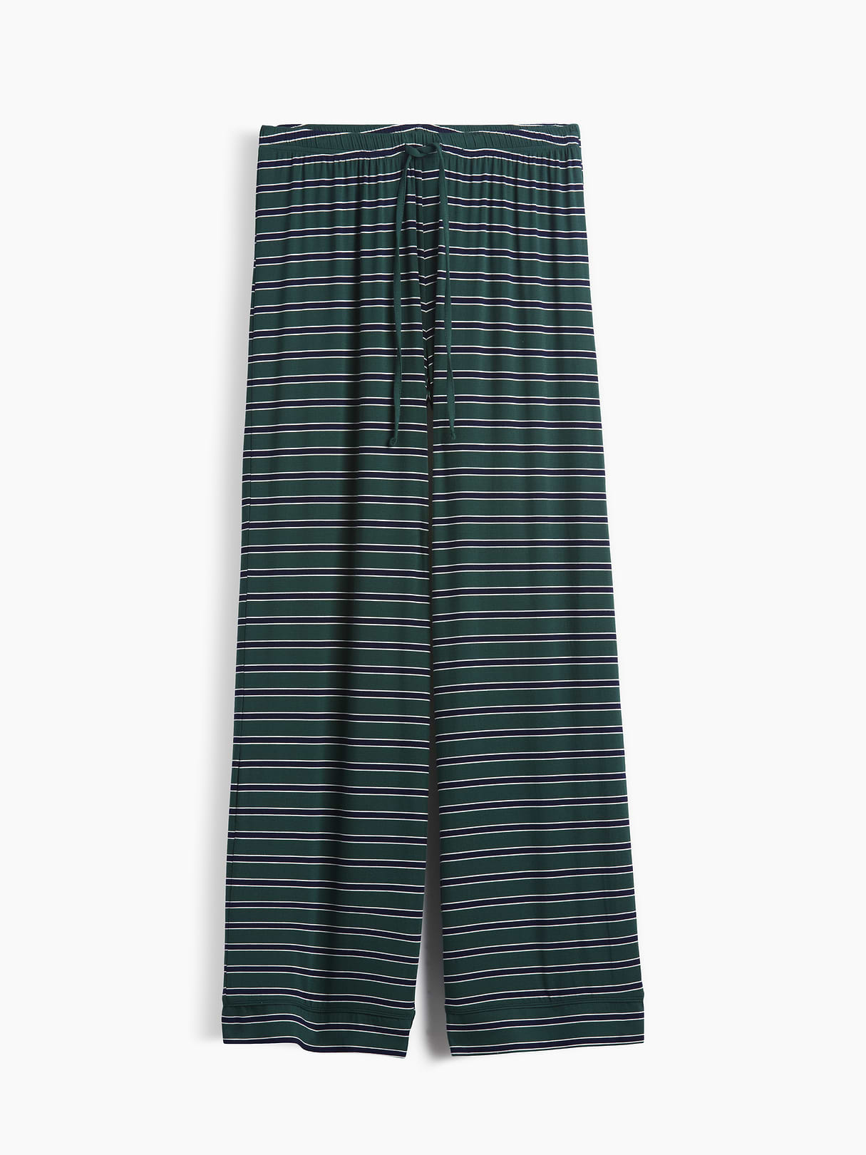 SoftMade Modal PJ Pants - Blue & green stripe