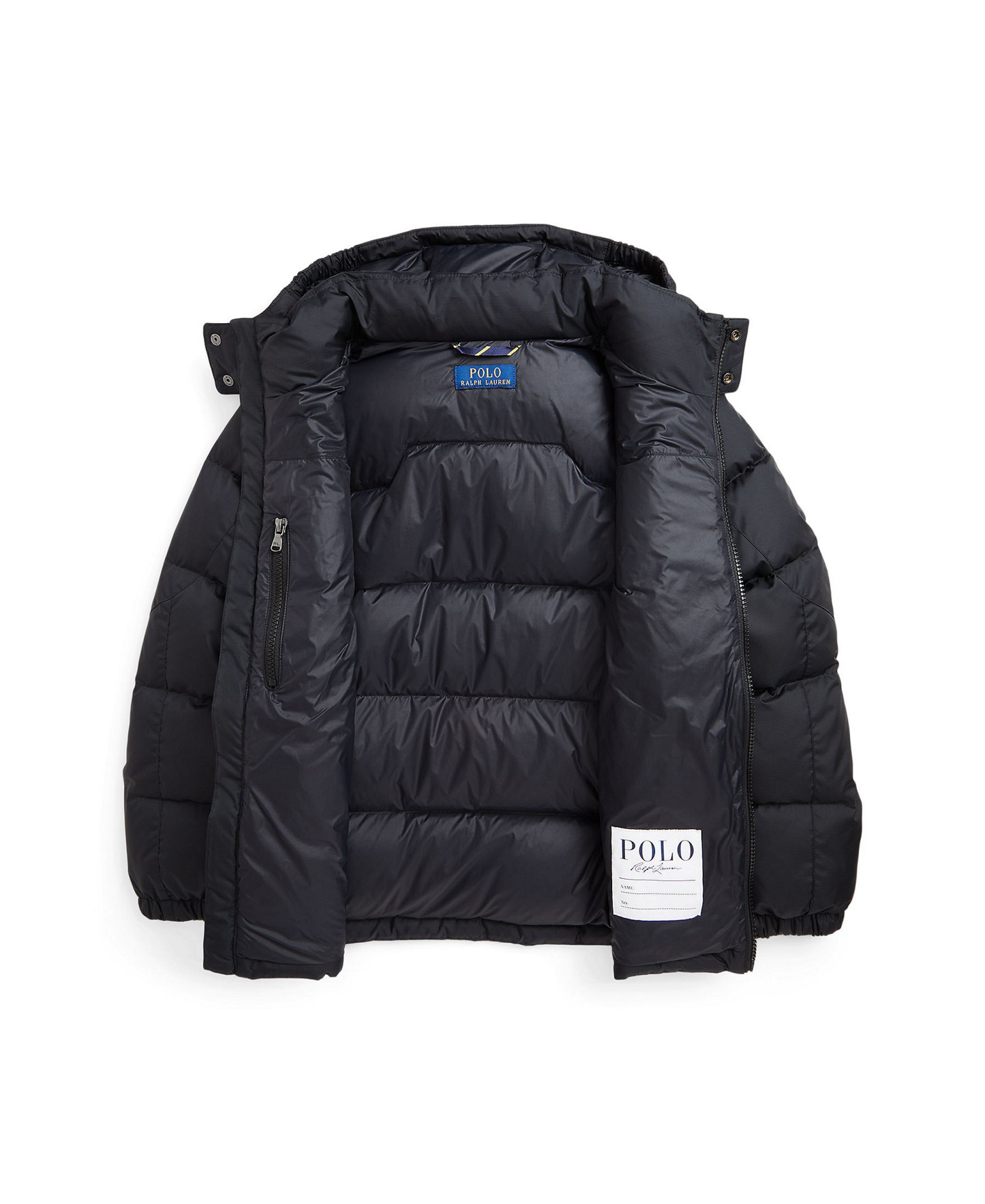 Polo Ralph Lauren Big Boys Ripstop Down Hooded Jacket - Polo Black