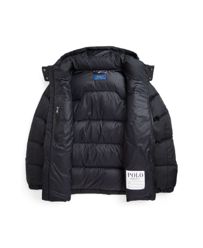 Polo Ralph Lauren Big Boys Ripstop Down Hooded Jacket - Polo Black