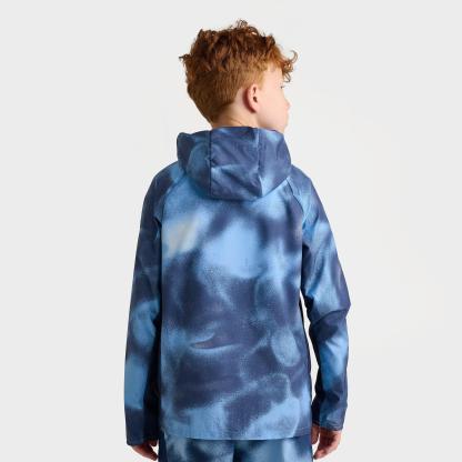 Big Kids' Nithtke Miler Full-Zip Training Jacket - Football Blue/Reflective Silver