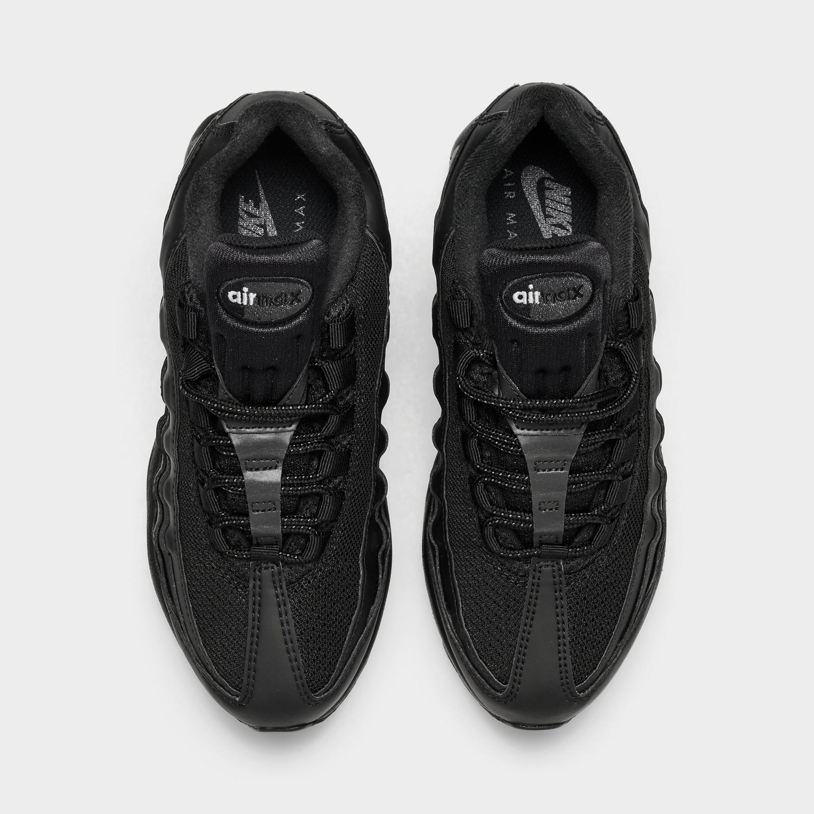 Big Kids' Nike Air Max 95 Casual Shoes - Black/Black/Black