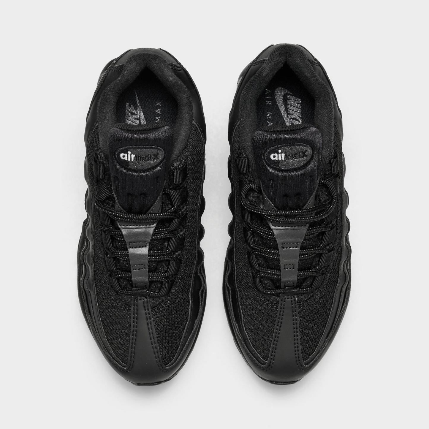 Big Kids' Nike Air Max 95 Casual Shoes - Black/Black/Black