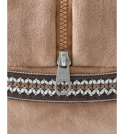 UGG® Raegan 3-Piece Throw, Eye Mask and Case Gift Set - Chestnut