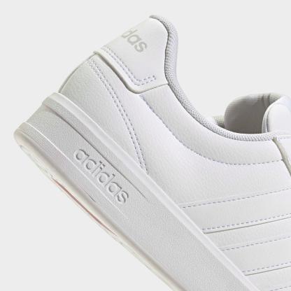 Men's adidas Grand Court 3.0 Casual Shoes - Cloud White/Cloud White/Grey - Detail shot