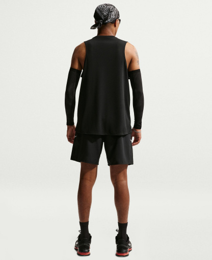 Nike Men's Miler Dri-Fit Running Tank Top - Black/Reflective Silver