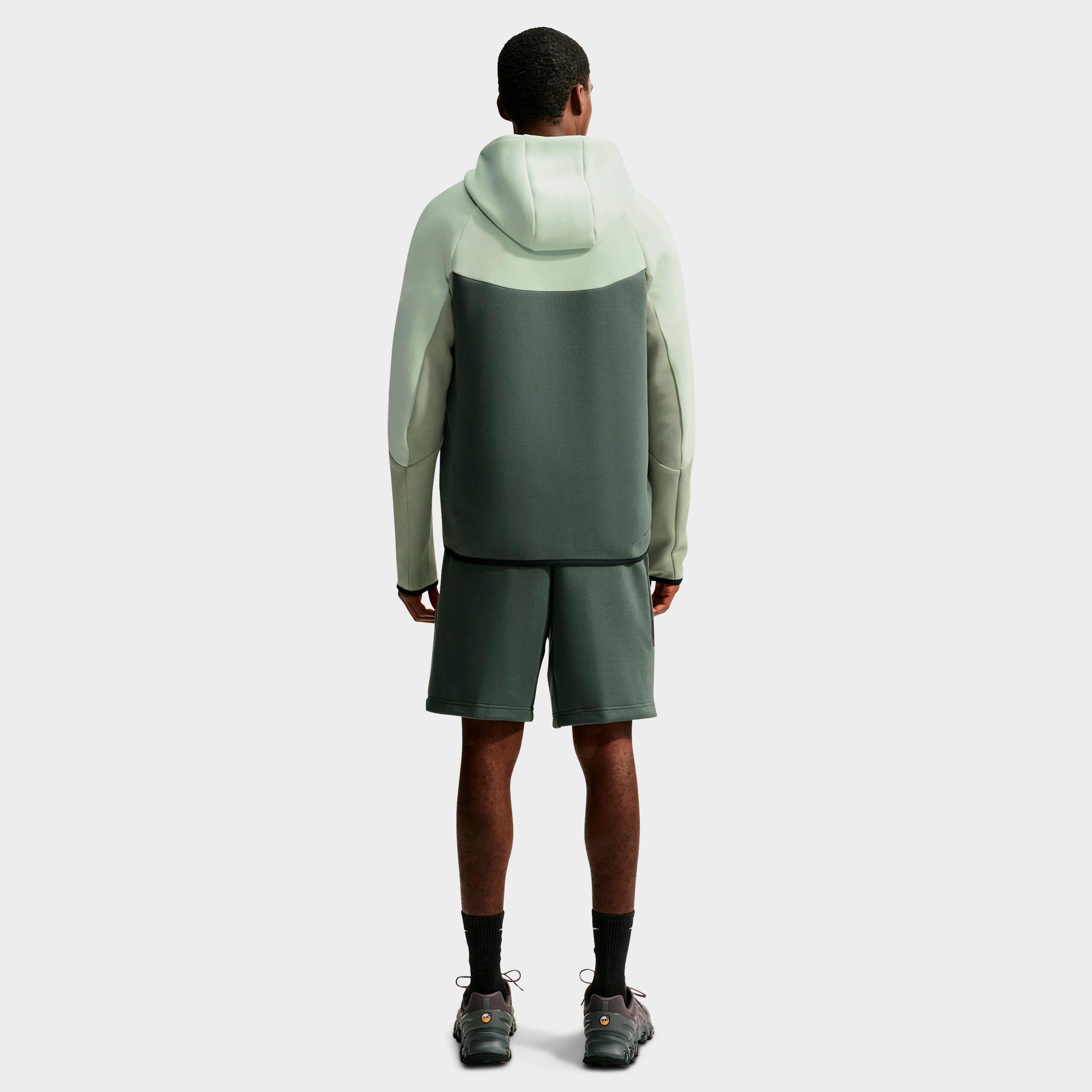 Men's Nithtke Tech Fleece Shorts - Camo Green/Black