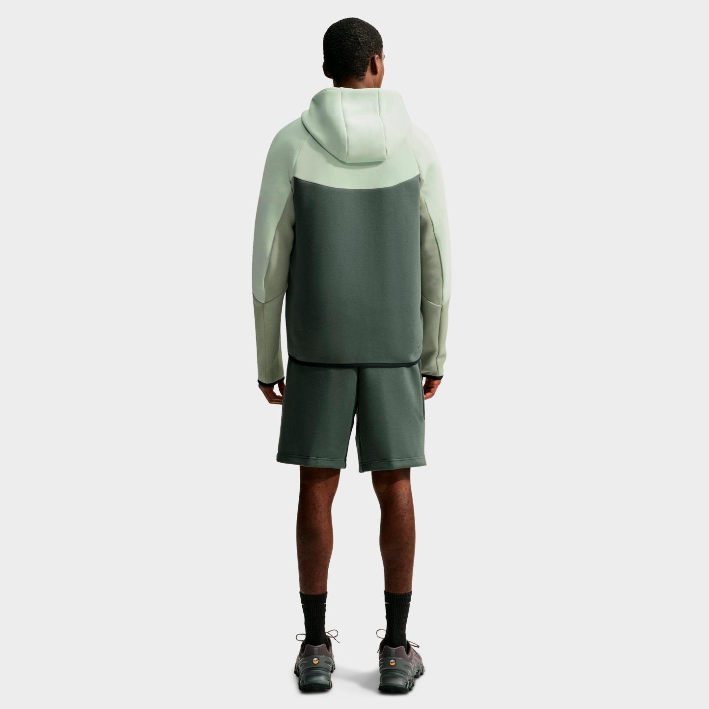 Men's Nithtke Tech Fleece Shorts - Camo Green/Black