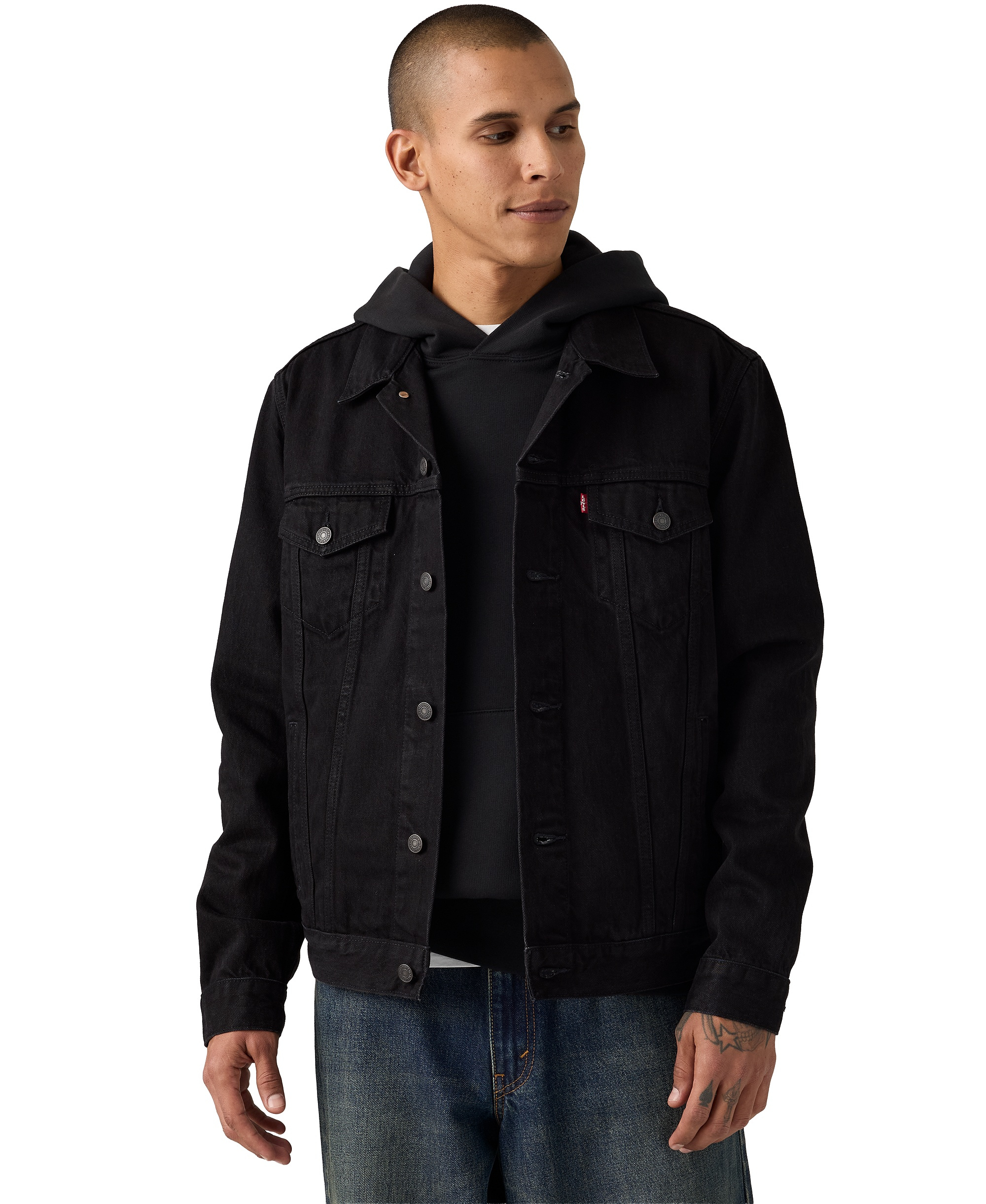 Levi's Men's Regular-Fit Stretch Denim Trucker Jacket - Thurs Night