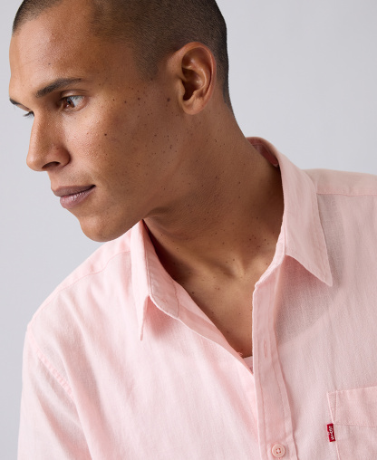 Levi's Men's Classic Pocket Short-Sleeve Shirt - Au Naturel