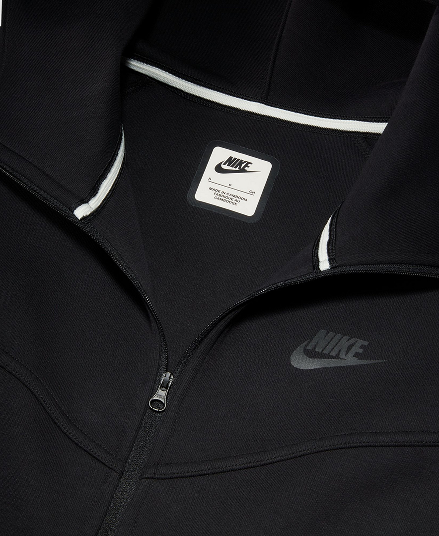 Nike Women's Sportswear Tech Fleece Windrunner Full-Zip Hoodie - Black/Black