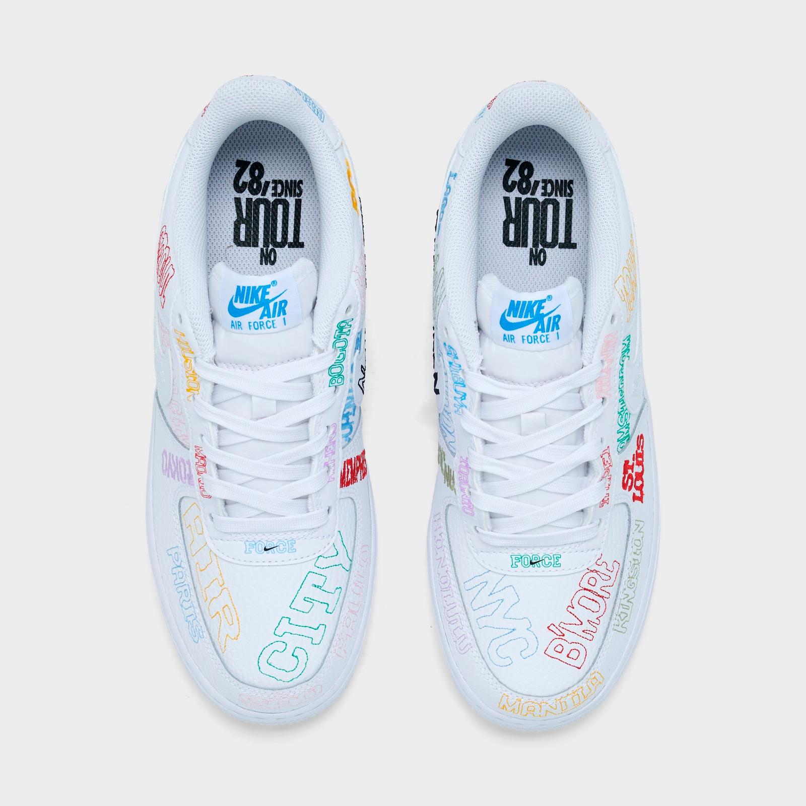 Big Kids' Nike Air Force 1 LV8 Casual Shoes - White/White