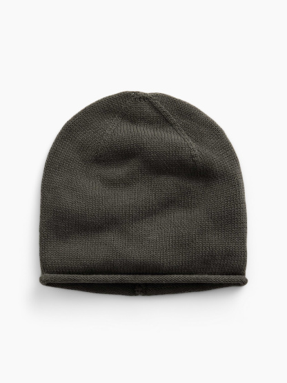 100% Cotton Beanie - Bamboo green