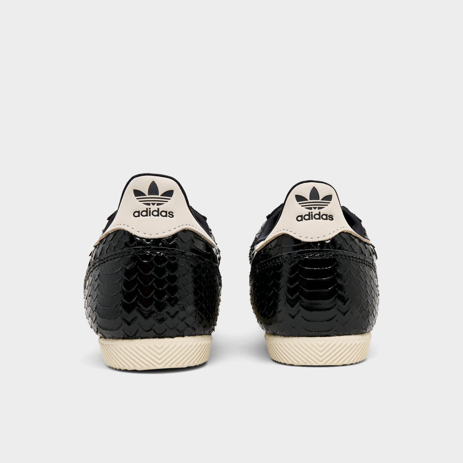 Women's adidas Originals Japan Croc Casual Shoes - Black Patent Leather Croc/Core Black/Off White - view 4