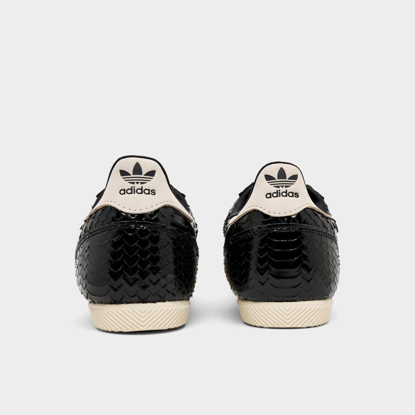 Women's adidas Originals Japan Croc Casual Shoes - Black Patent Leather Croc/Core Black/Off White - view 4