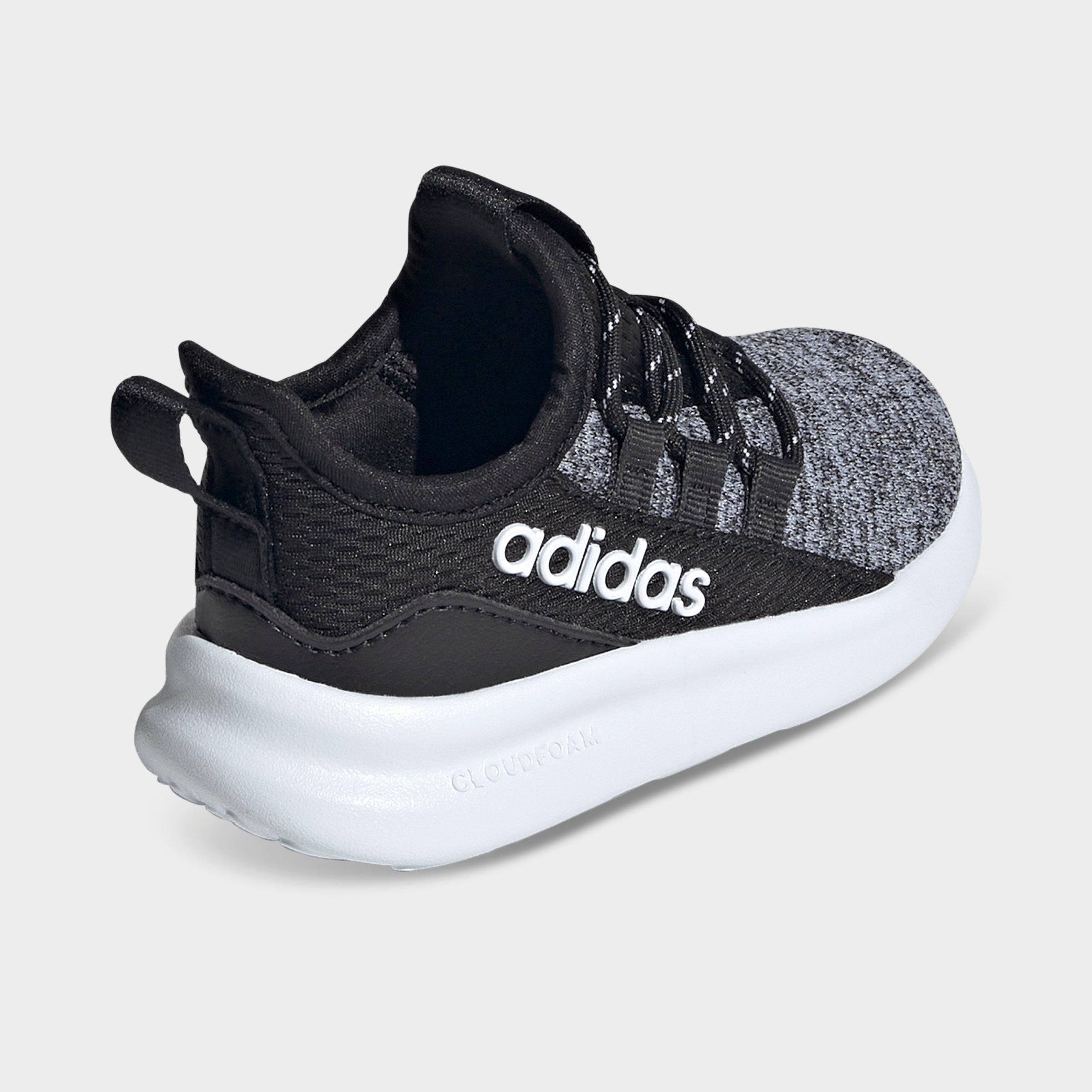 Kids' Toddler adidas Lite Racer Adapt 8.0 Stretch Lace Casual Shoes - Core Black/Footwear White - Back view