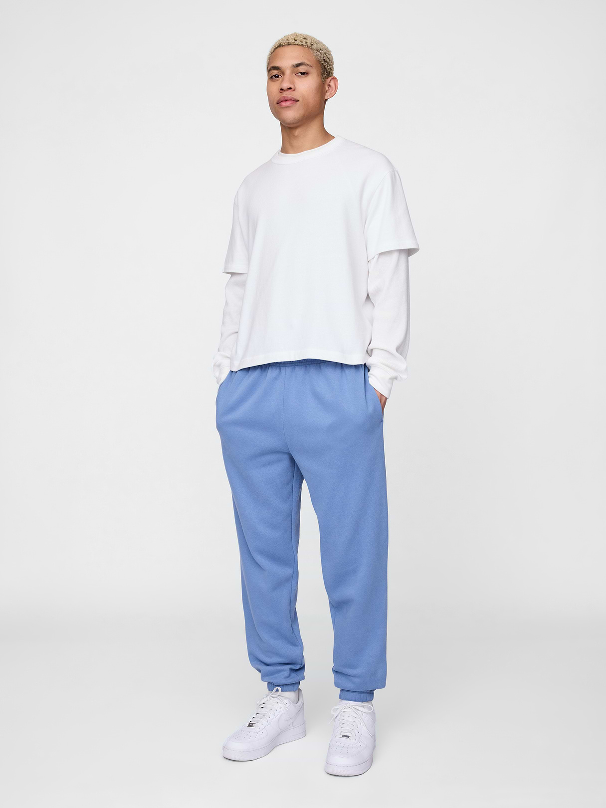 Adult VintageSoft Classic Joggers - Soft corn flower