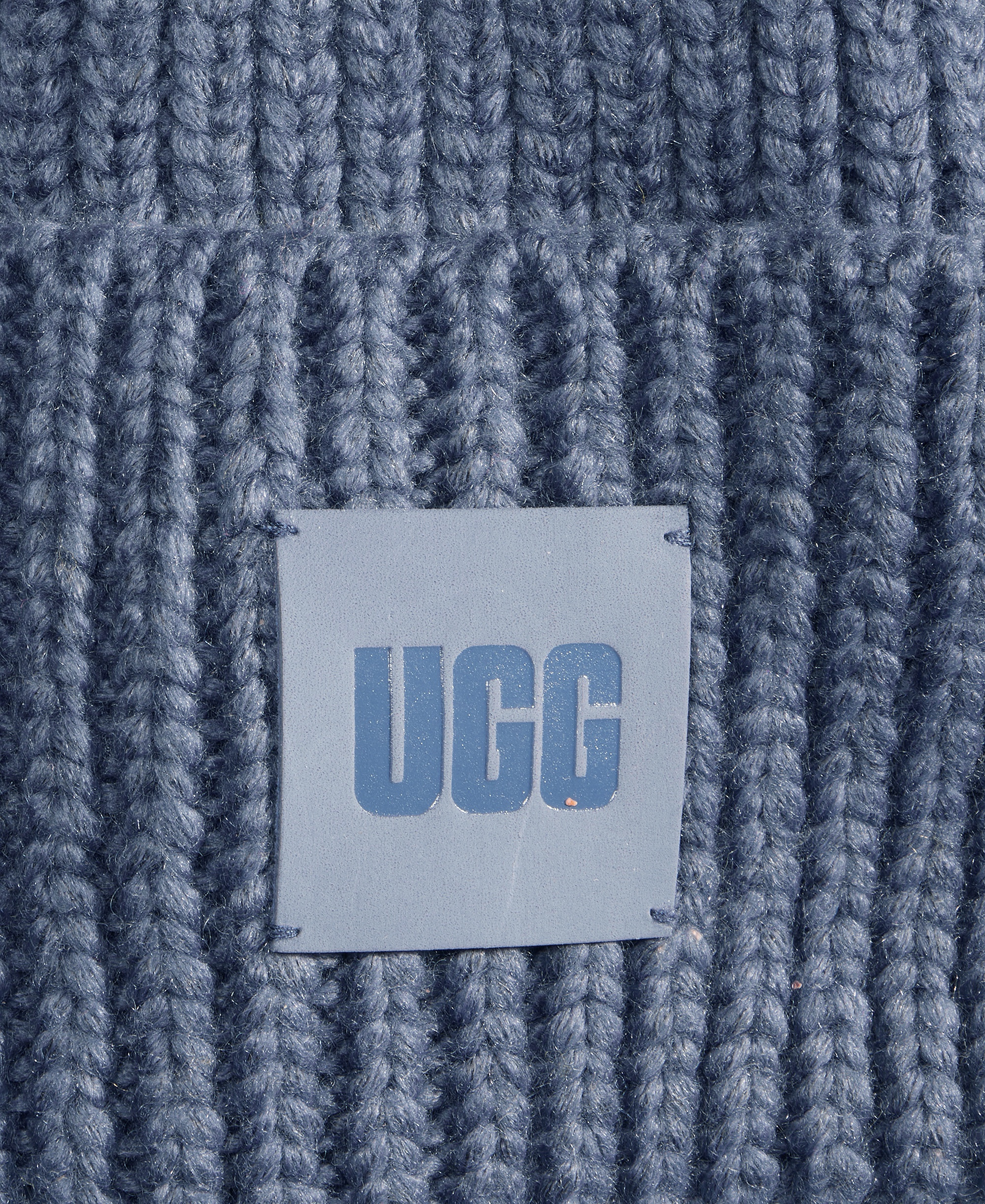 UGG® Men's Chunky Ribbed Beanie - Medium Blue