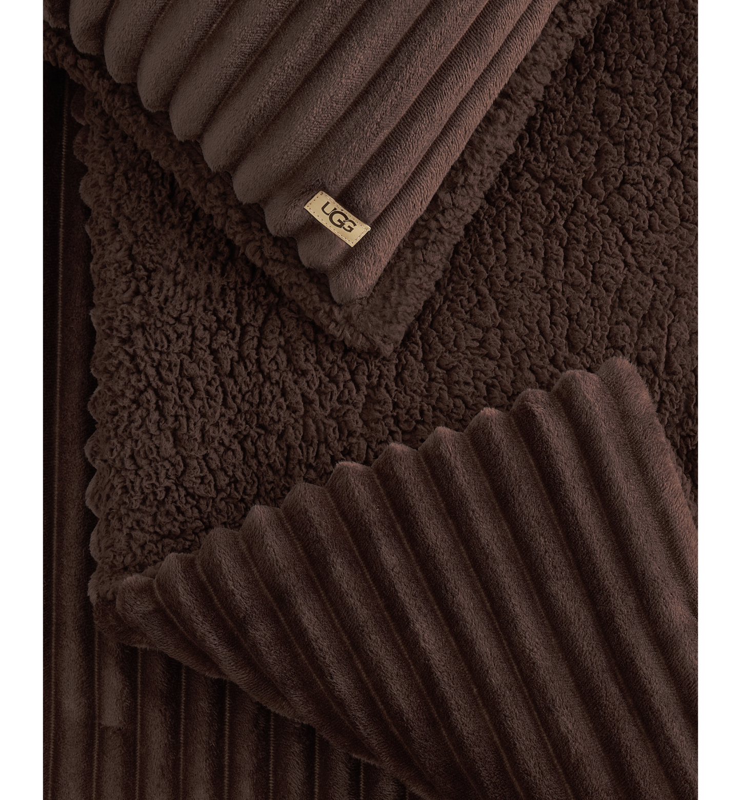 UGG® Avery Ribbed Comforter Set - Burnt Cedar