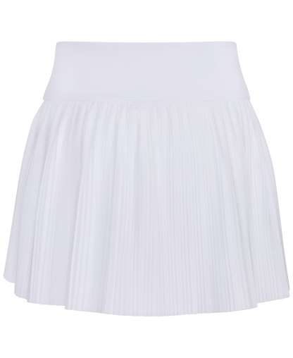 adidas Girls' 8-14 Woven Pleated Skort - White