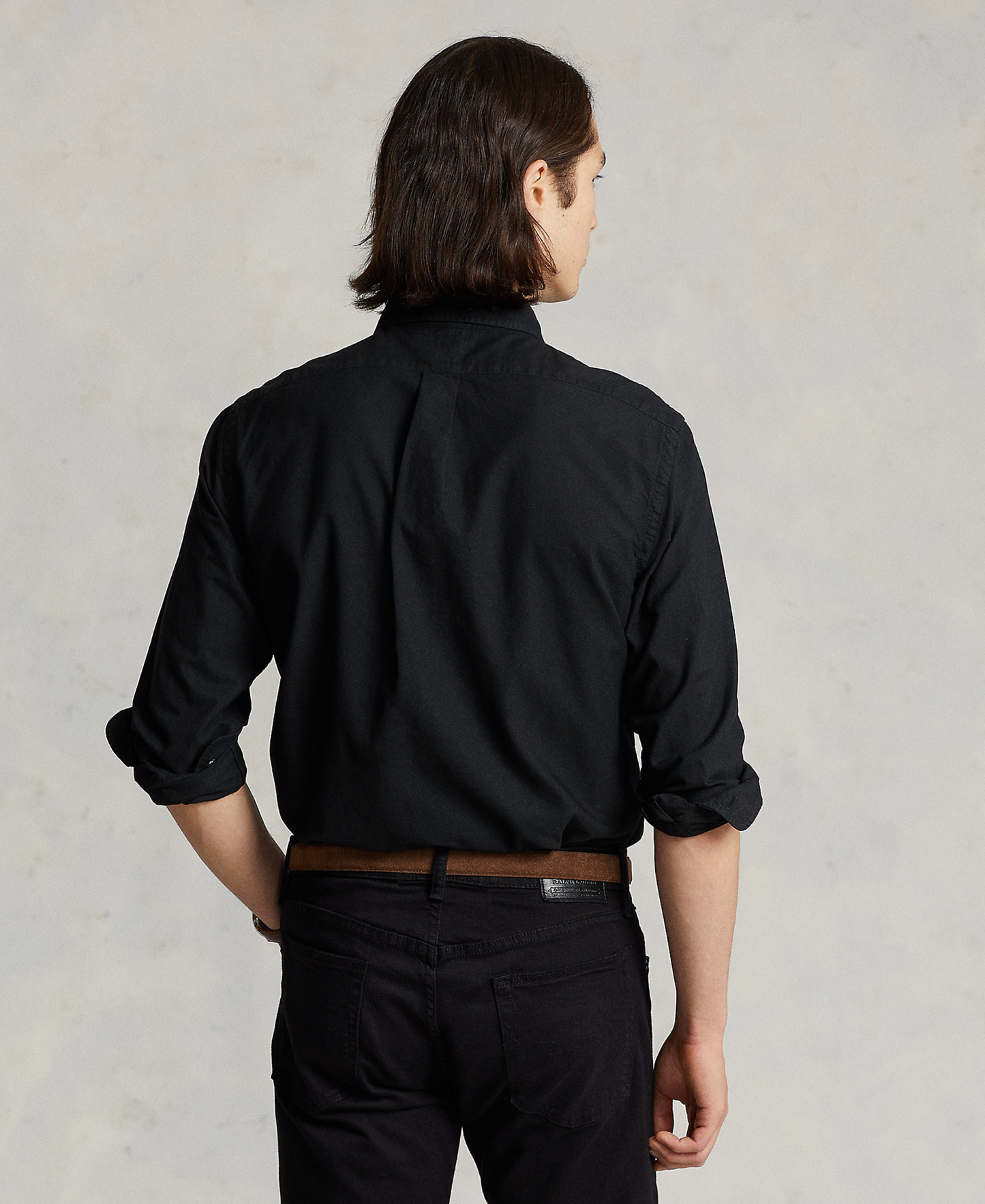Polo Ralph Lauren Men's Garment-Dyed Oxford Shirt - Polo Black
