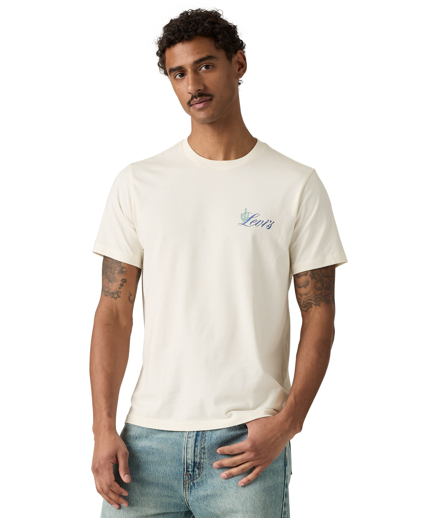 Levi's Men's Graphic Logo Crewneck T-Shirt - Saguaro