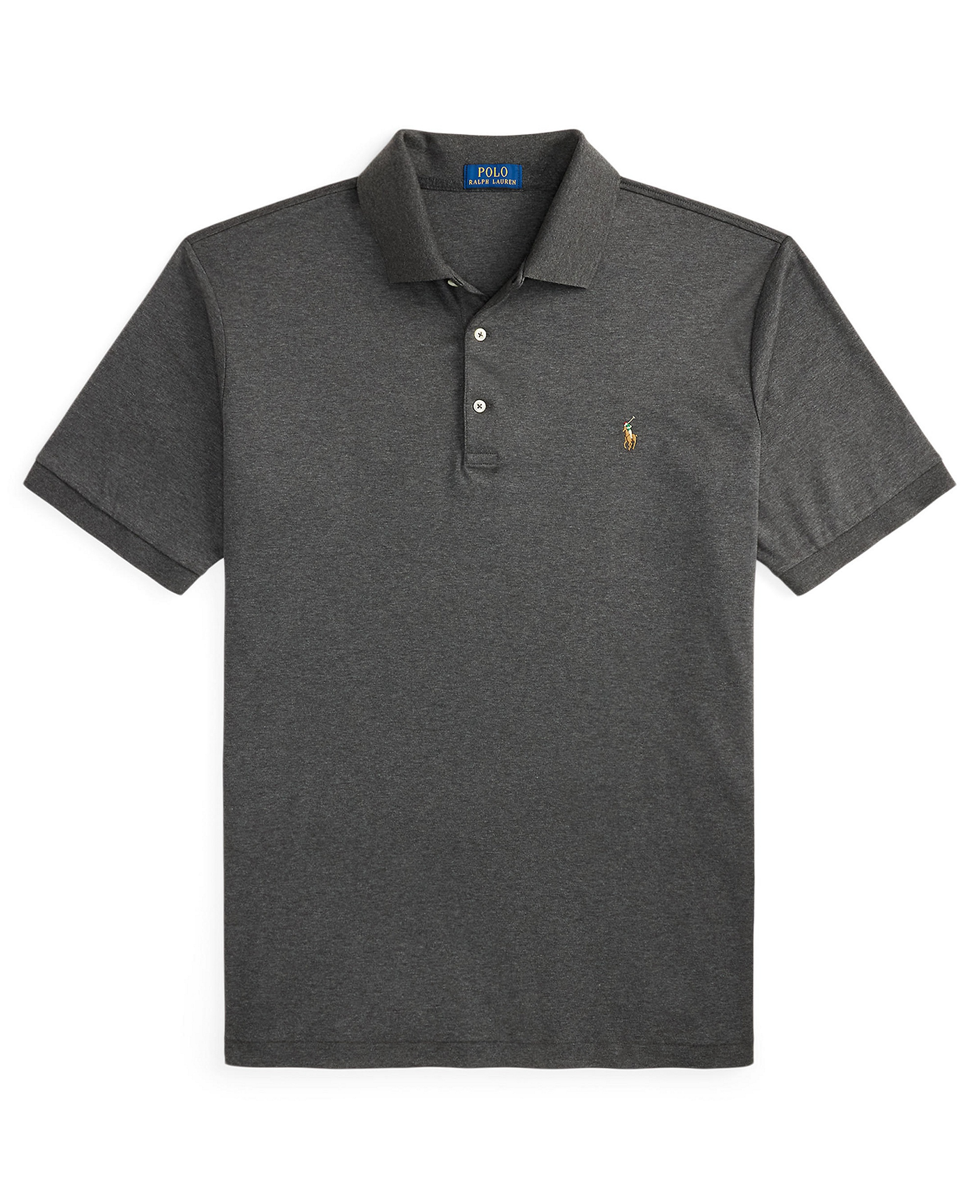 Polo Ralph Lauren Men's Big & Tall Solid Polo Shirt - Windsor Heather