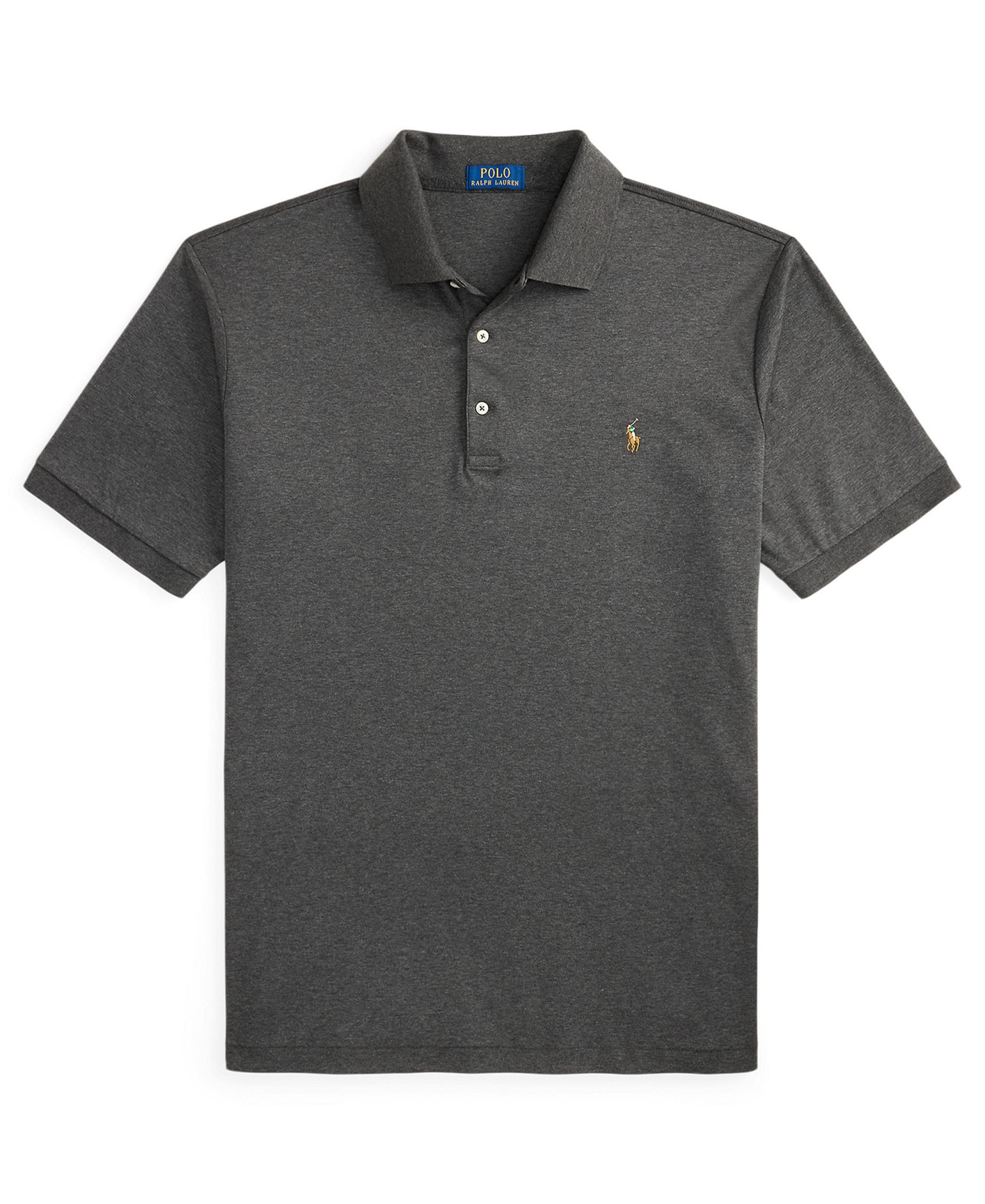 Polo Ralph Lauren Men's Big & Tall Solid Polo Shirt - Windsor Heather