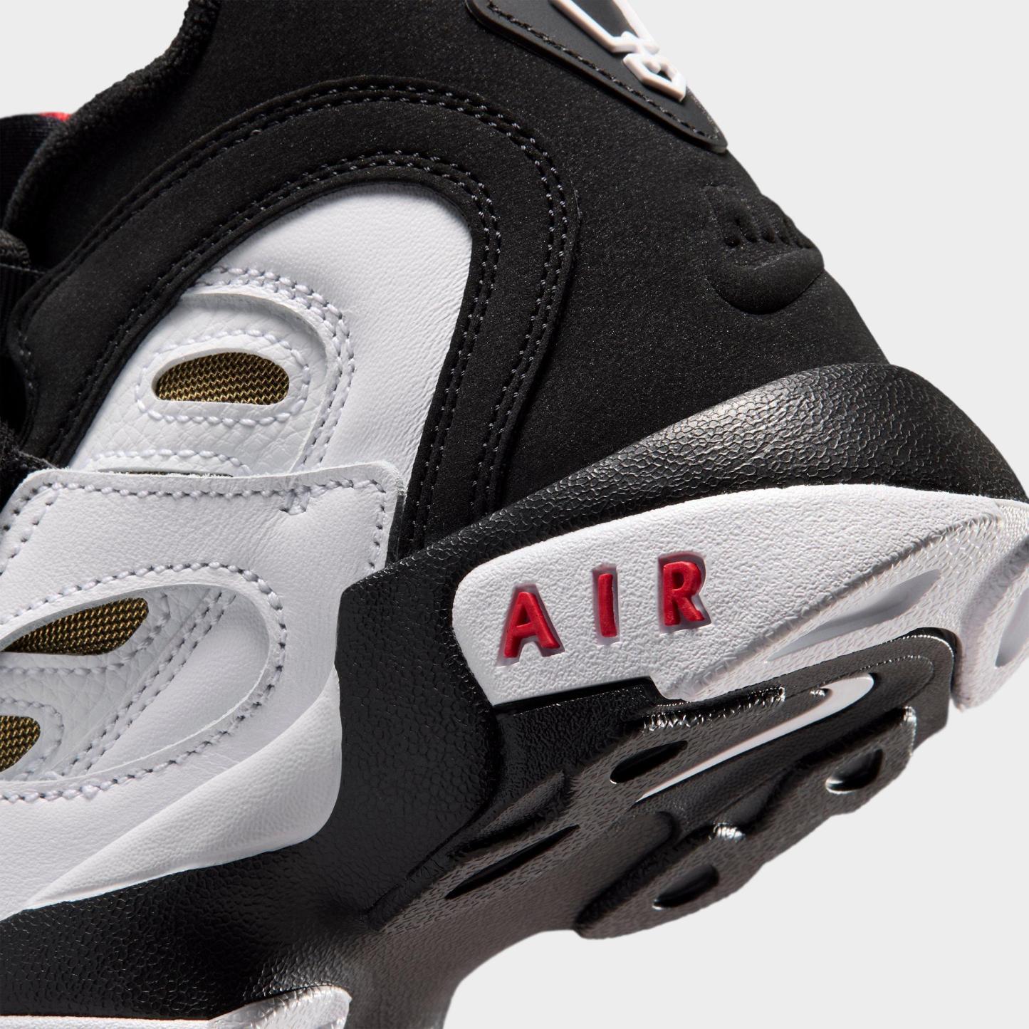 Big Kids' Nithtke Diamond Turf 2 Casual Shoes - Black/Fire Red/White/Metallic Gold - Detail shot
