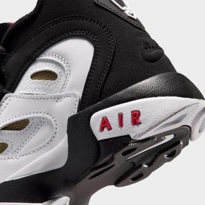 Big Kids' Nithtke Diamond Turf 2 Casual Shoes - Black/Fire Red/White/Metallic Gold - Detail shot