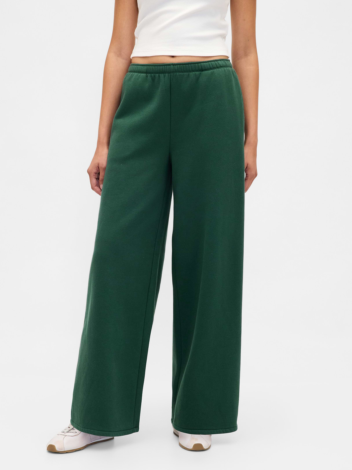 VintageSoft Baggy Sweatpants - Deep hunter green