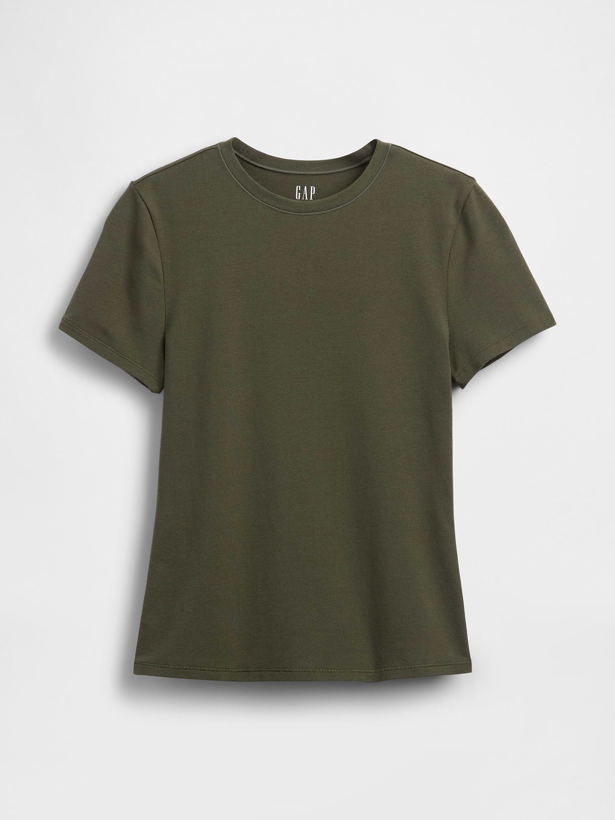 CloseKnit Jersey T-Shirt - Black moss green