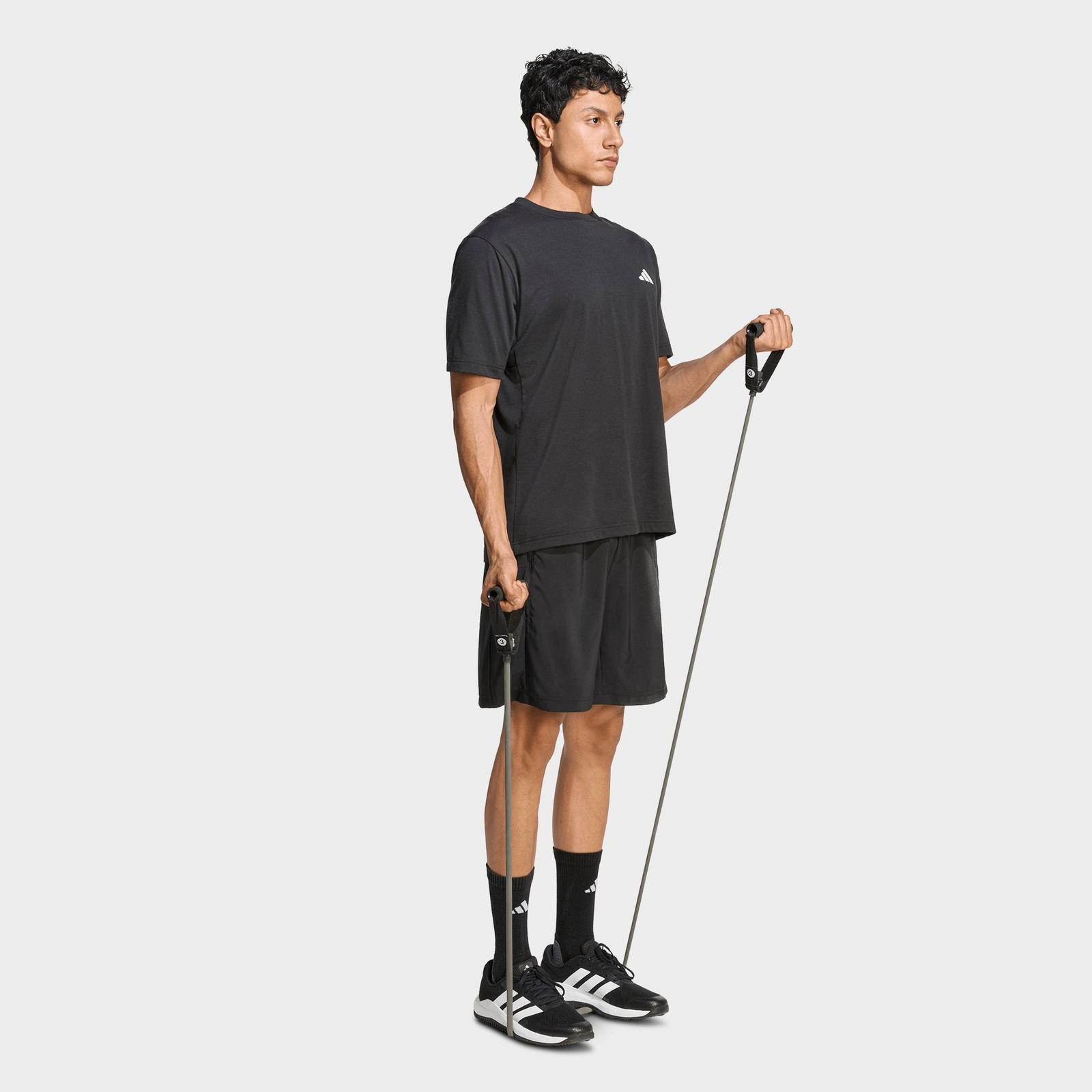 Men's adidas Workout Essentials Base Woven Training Shorts - Black - view 2