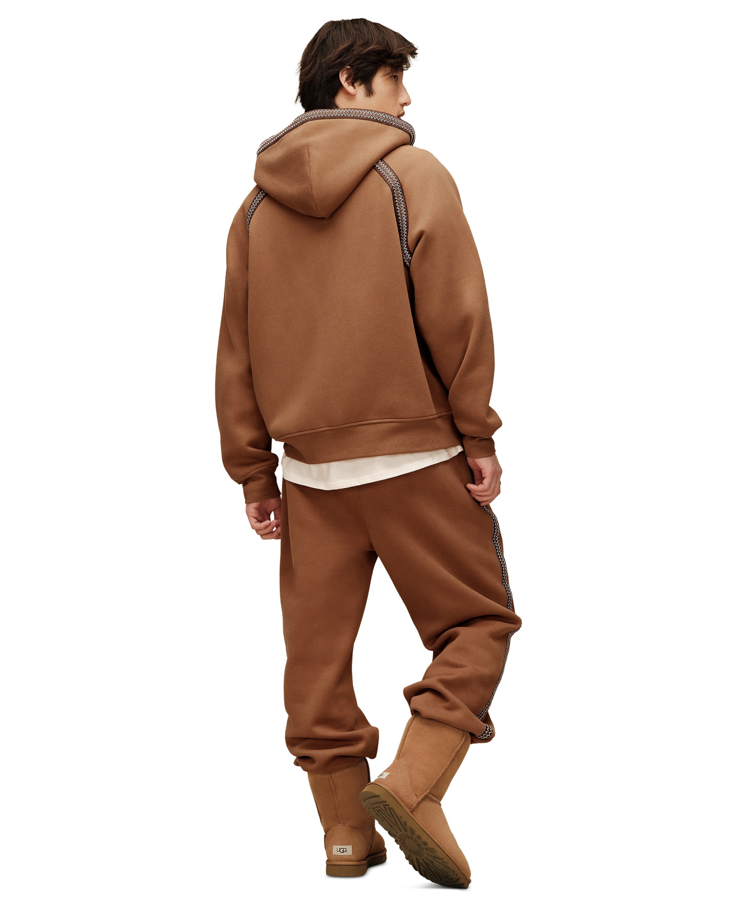 UGG® Men's Tasman Full-Zip Hooded Jacket - Chestnut