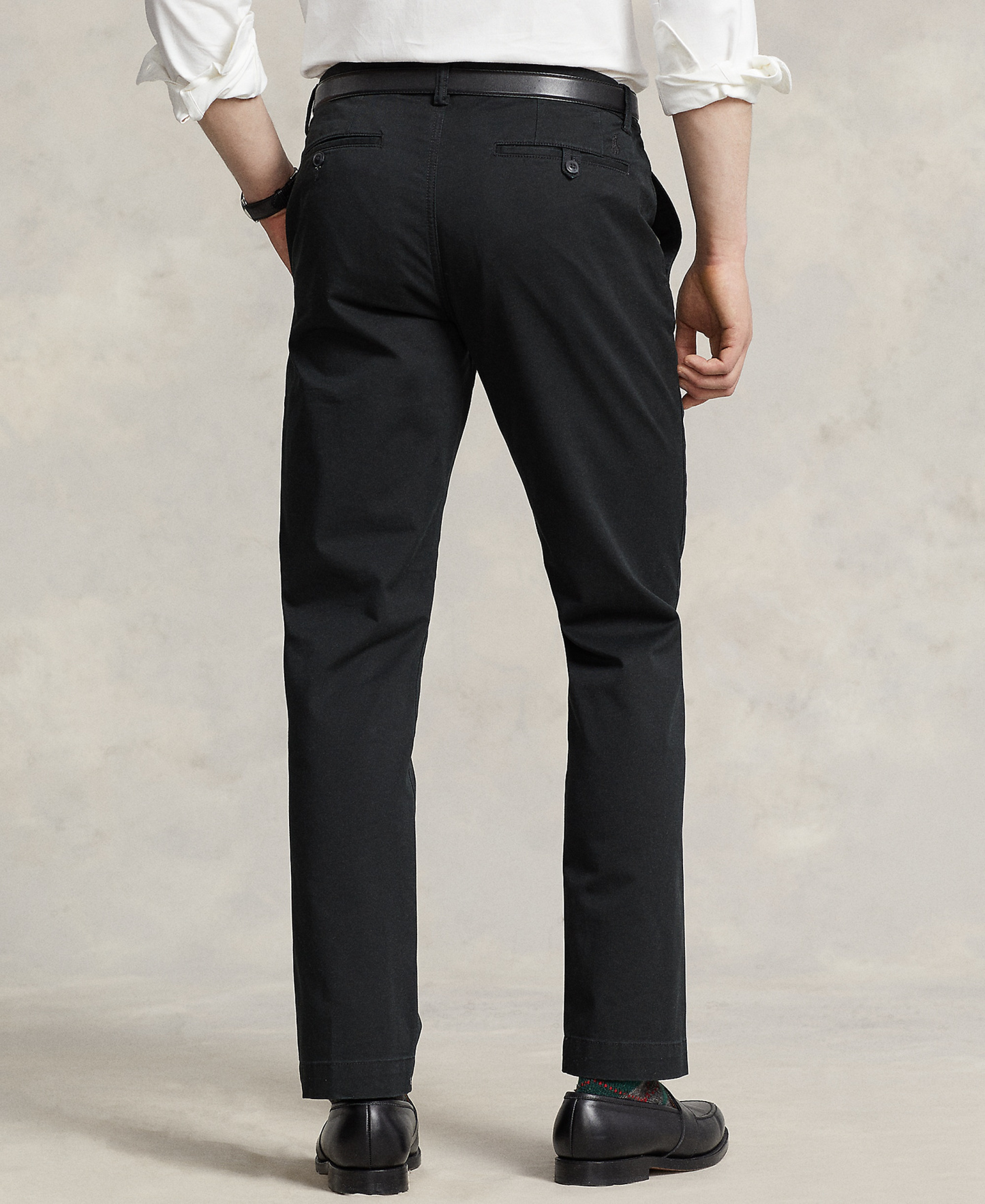 Polo Ralph Lauren Men's Straight-Fit Stretch Chino Pants - Black