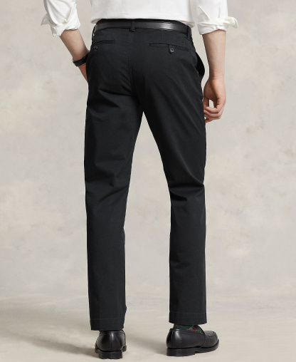 Polo Ralph Lauren Men's Straight-Fit Stretch Chino Pants - Black