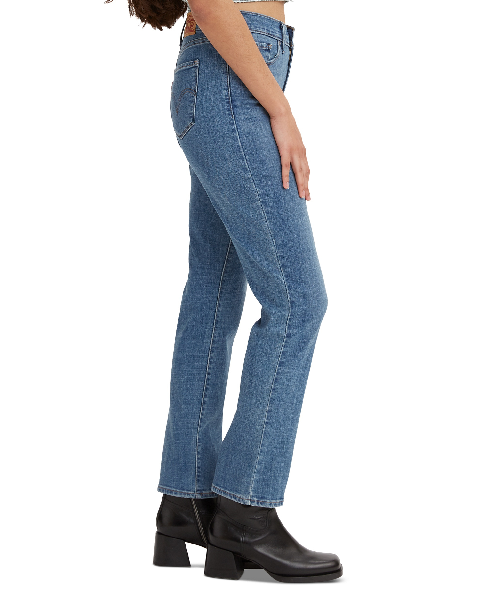 Levi's Women's Classic Mid-Rise Straight-Leg Jeans - Lapis Speed