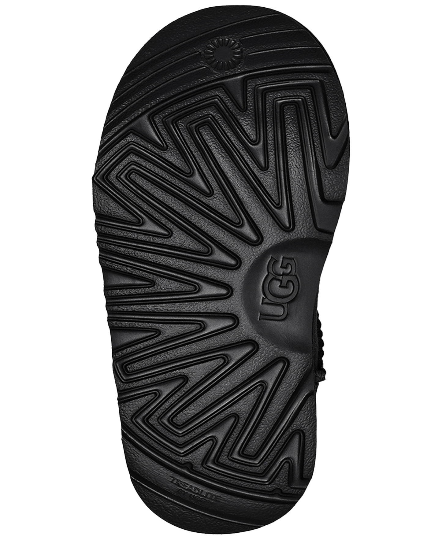 UGG® Toddler Kids Classic Mini II Round Toe Booties - Black