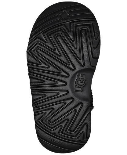 UGG® Toddler Kids Classic Mini II Round Toe Booties - Black
