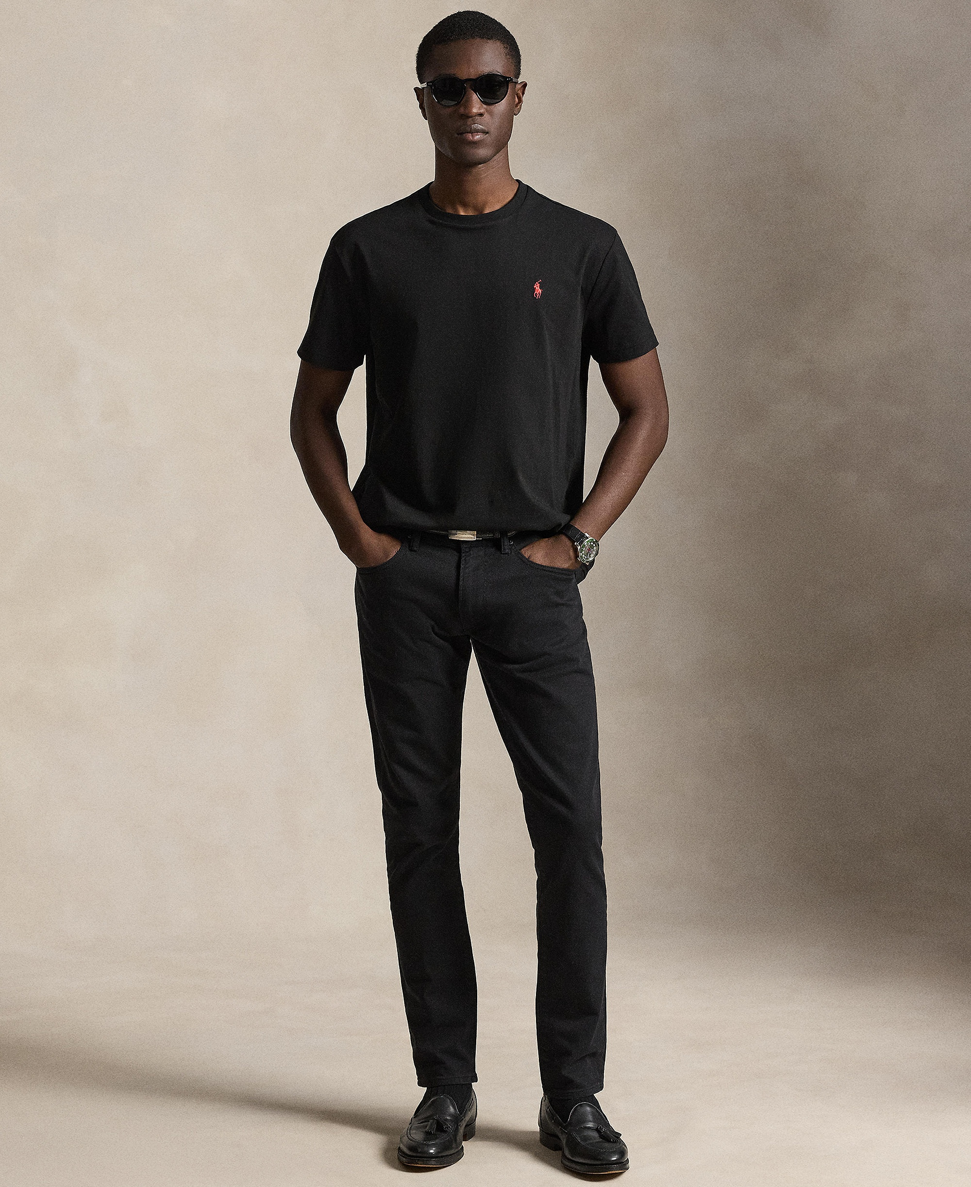Polo Ralph Lauren Men's Embroidered Pony Classic-Fit T-Shirt - Black