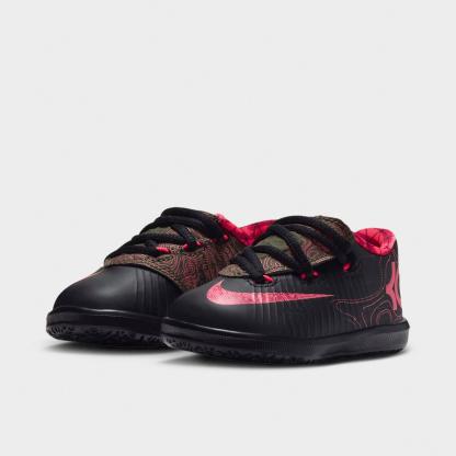 Kids' Toddler Nithtke KD 6 Basketball Shoes - Black/Atomic Red/Medium Olive/Noble Red - Both shoes facing left