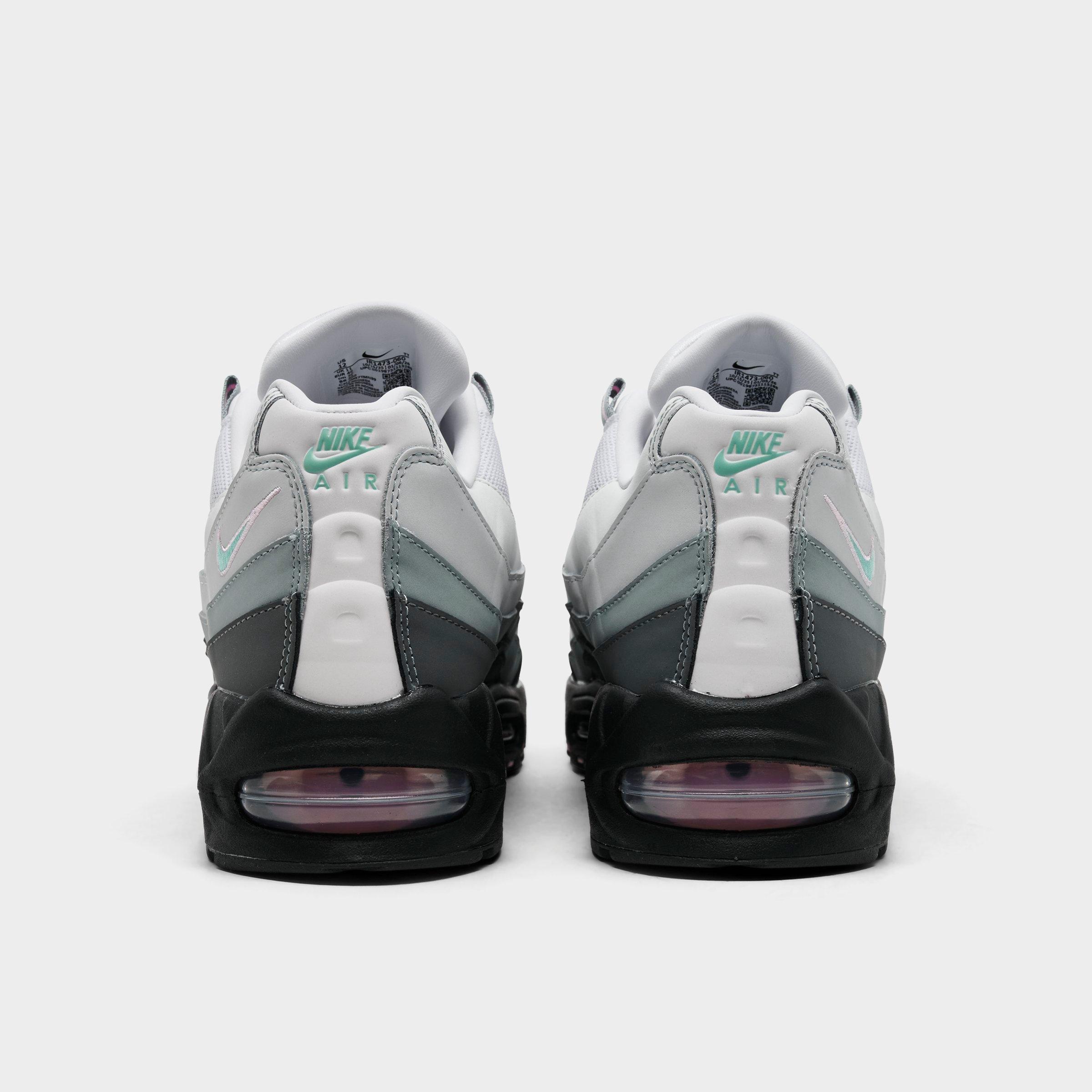 Men's Nithtke Air Max 95 Big Bubble Scorpion Casual Shoes - Part 3 - Anthracite/Pink Foam/Hyper Turquoise/White/Smoke Grey/Light Pumice - Back view