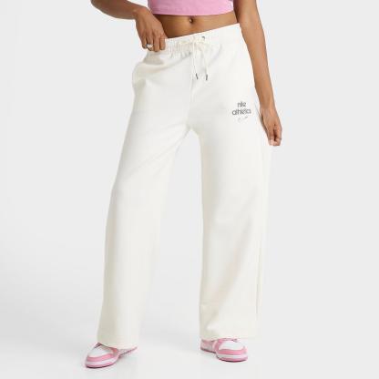 Women's Nike Sportswear Phoenix Fleece High-Waisted Wide-Leg Jogger Pants - Sail